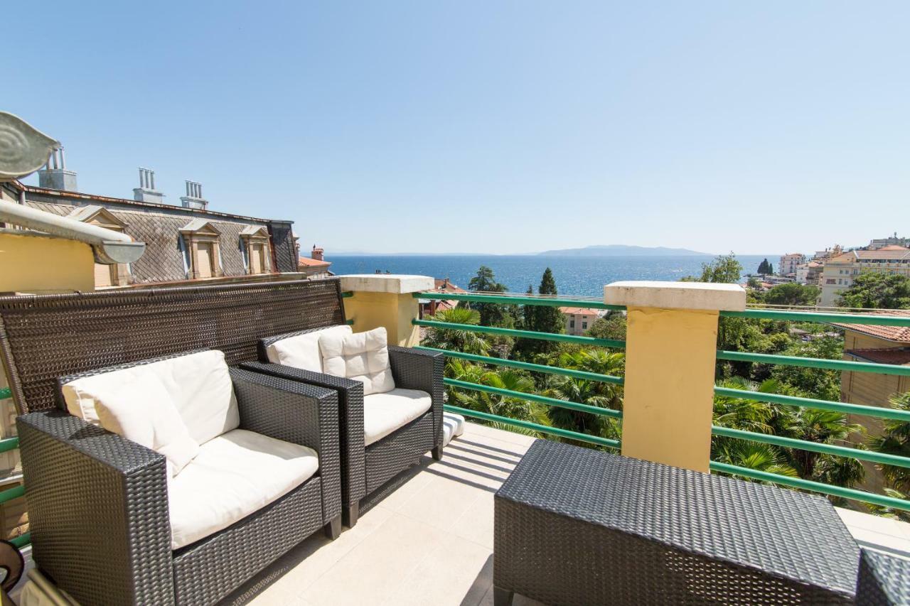 Piano Nobile&Penthouse in Villa Near Beach Abbazia Esterno foto